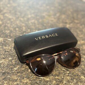 Versace 0VE4260 108/13 Havana Cateye Full Rim Sunglasses